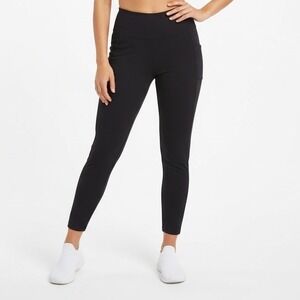 Spyder Active Black Pocket Leggings Women's Size L Athletic Workout Athleisure